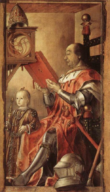 BERRUGUETE, Pedro Federico da Motefeltro,Duke of Urbino,with His Son Guidobaldo